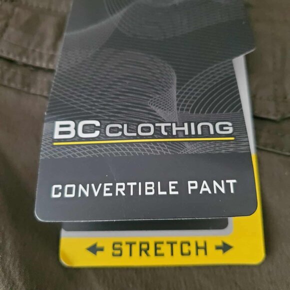 NEW Men's Cargo Convertible Pant (Green) - Picture 12 of 12